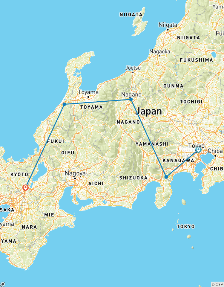 Ontdek Japan (alleen landprogramma)-rondreis