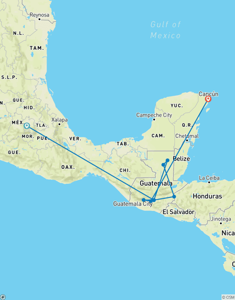 Kaleidoskop der Mayamystik - von Mexico City bis Guatemala Rundreise