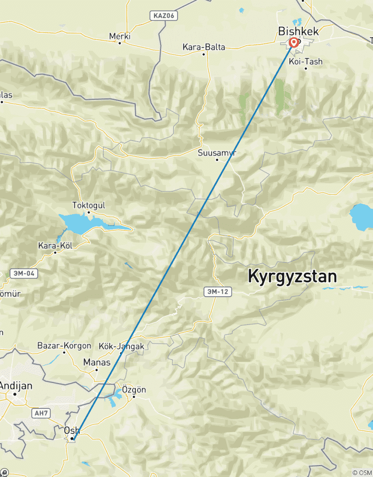 Trekking to the foot of Lenin Peak with climbing Yukhin Peak (Bishkek - Bishkek) Tour
