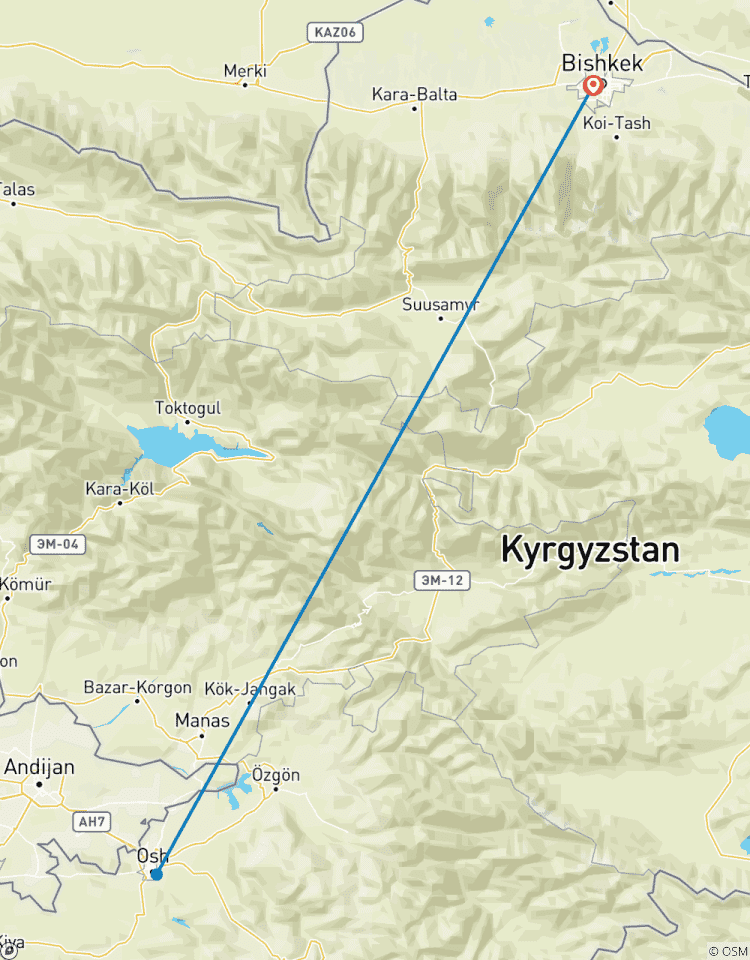 Circuito Cumbres del Pamir (Bishkek - Bishkek)