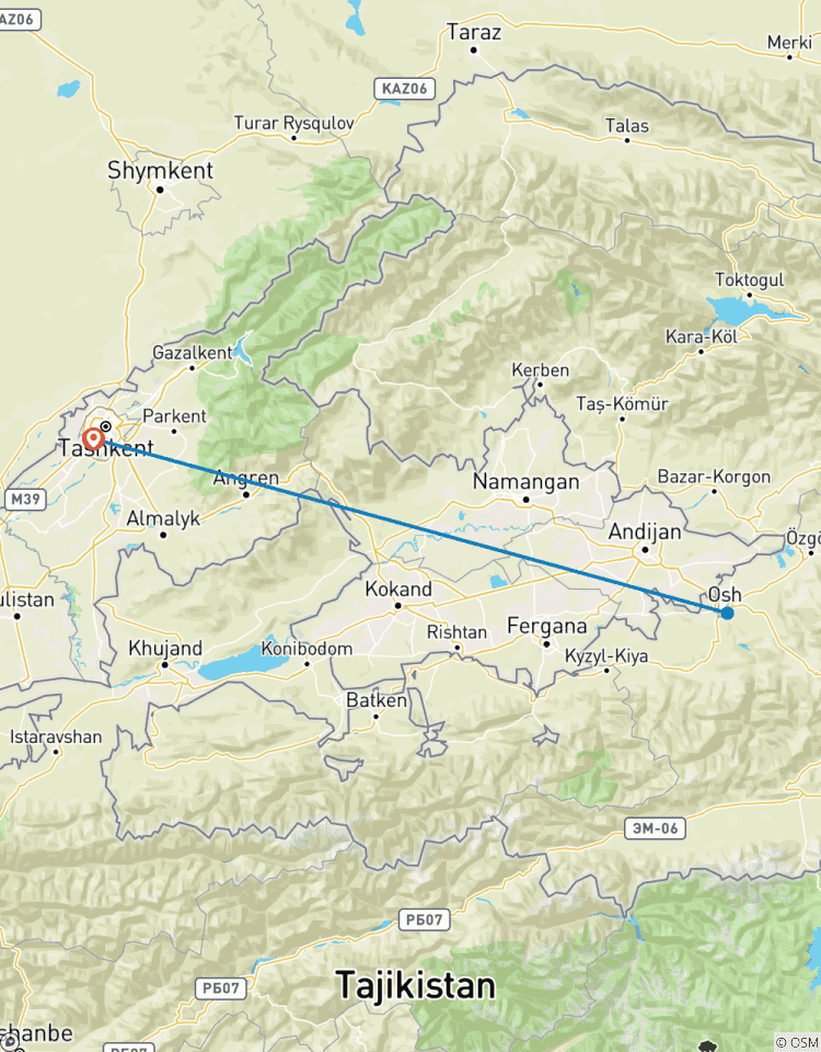 Circuito Cumbres del Pamir (Tashkent - Tashkent)