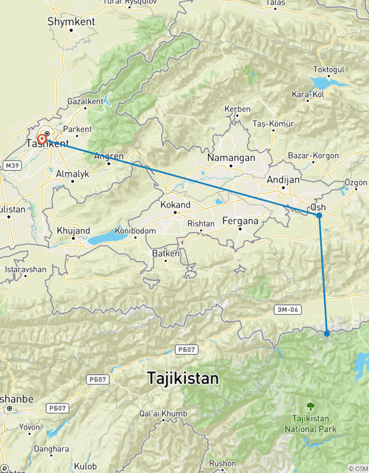 Circuito Ascensión al Pico Lenin (7134 m), 2026-2027 (Tashkent - Tashkent)