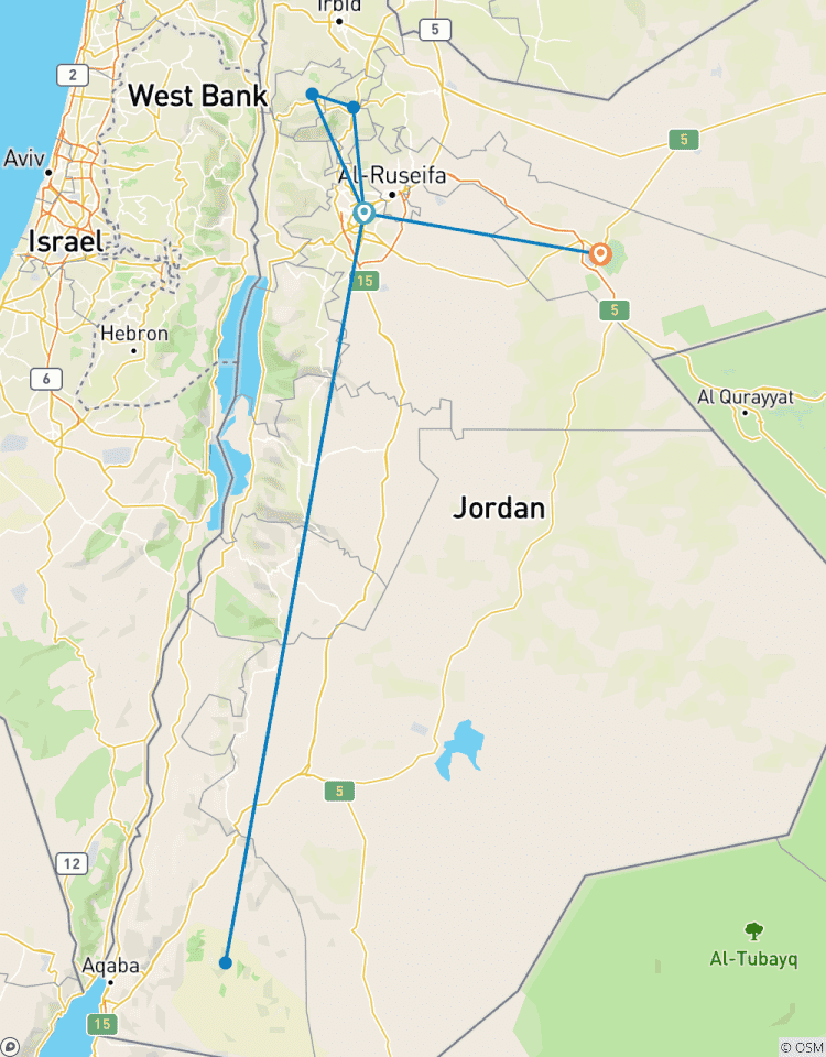 \"Voyage de foi et d\'histoire : Un circuit de 8 jours en Jordanie\" circuit