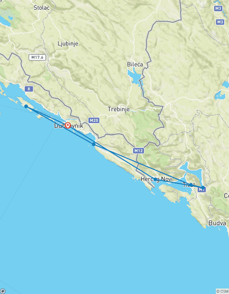 Croisière en Croatie et au Monténégro circuit