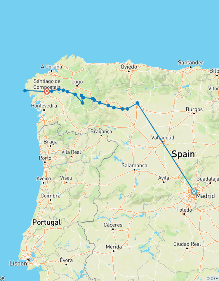 Walking the Camino de Santiago - 12 Days Tour