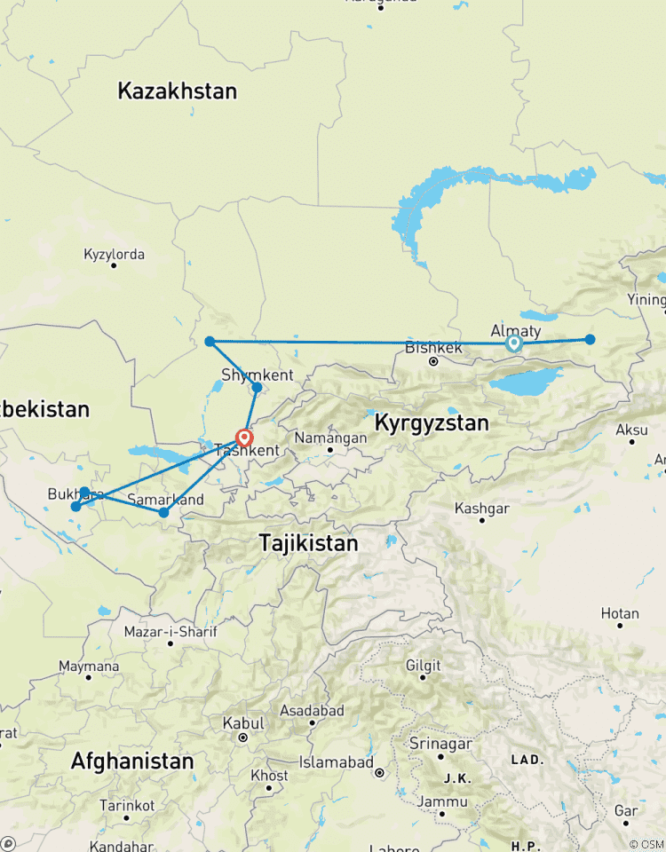 Circuito Viaje en grupo reducido a Uzbekistán y Kazajstán