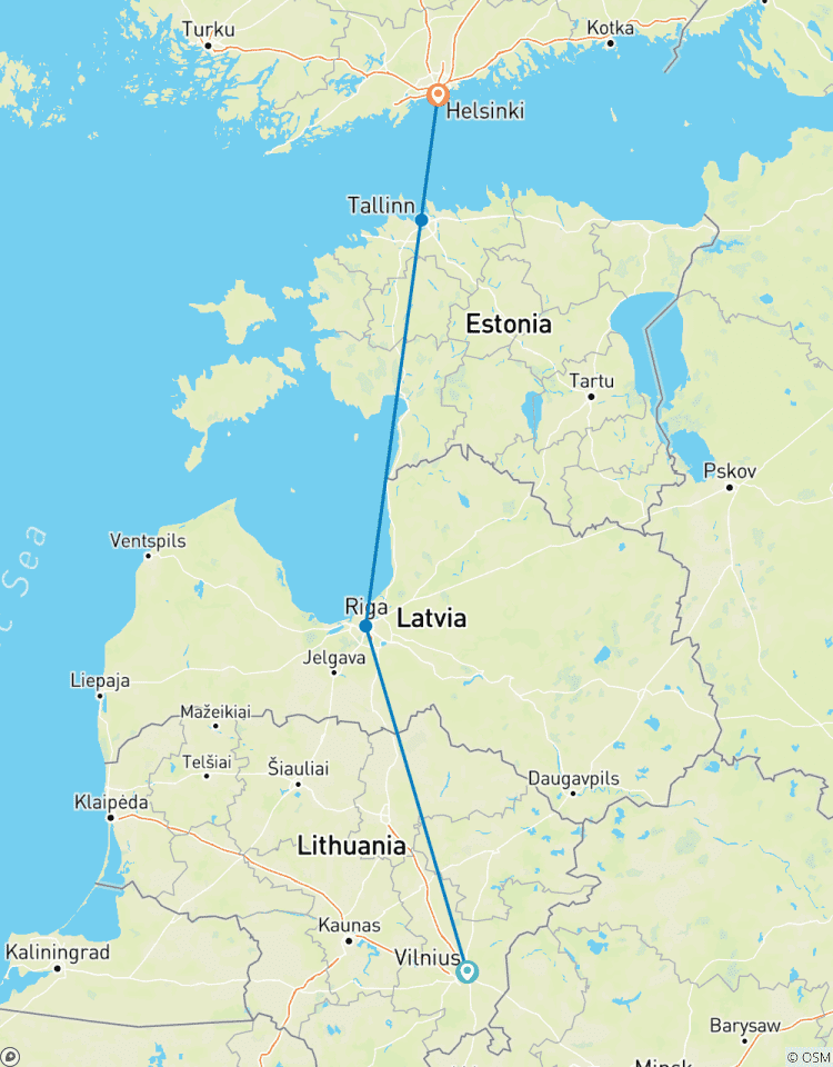 Baltische Weihnachtsmärkte - Flucht mit Helsinki Rundreise