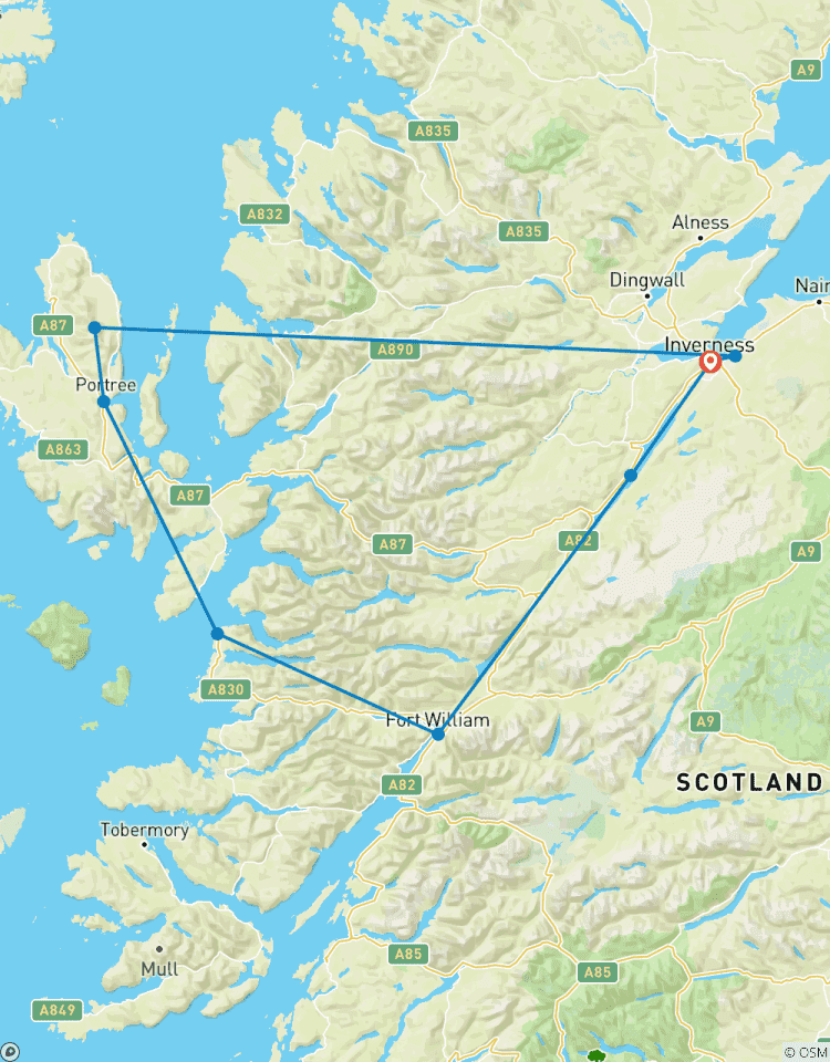 L\'île de Skye, le Loch Ness et les West Highlands circuit