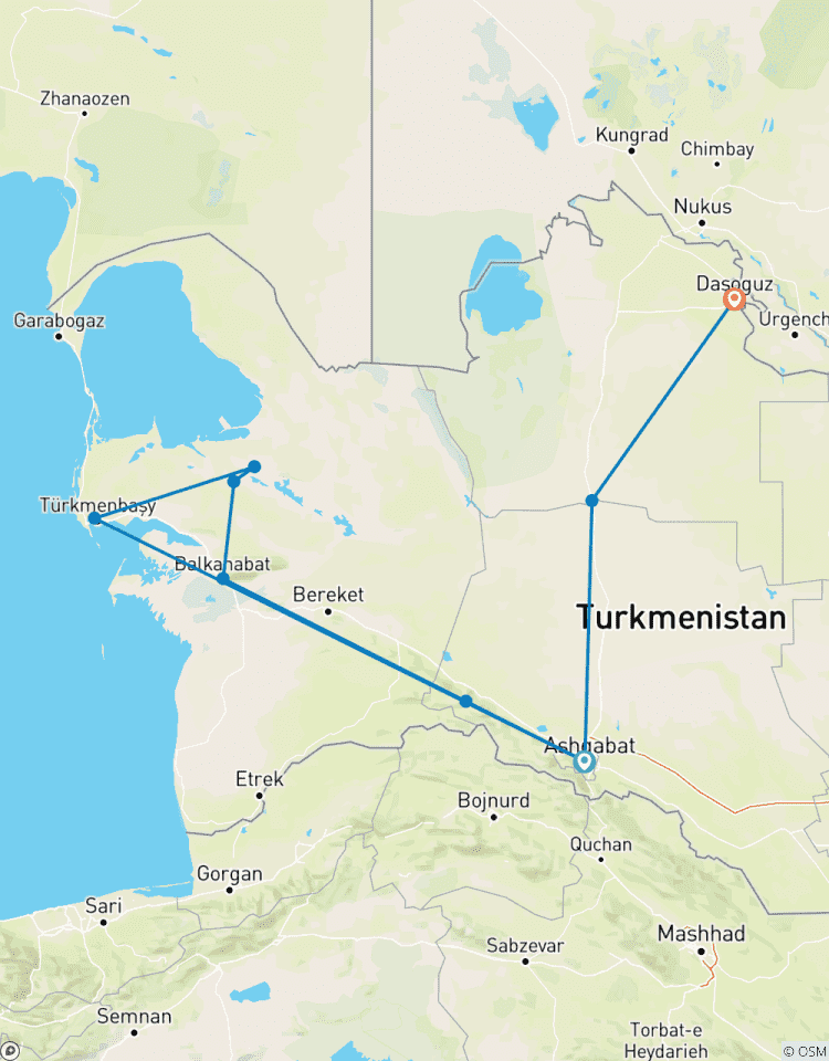 Circuit à la découverte du Turkménistan - Circuit privé circuit