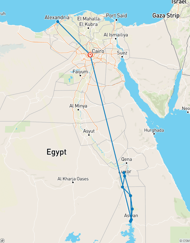 12-Day Egypt Grand Discovery: Cairo, Grand Egyptian Museum, Alexandria & Nile Cruise Adventure. Tour
