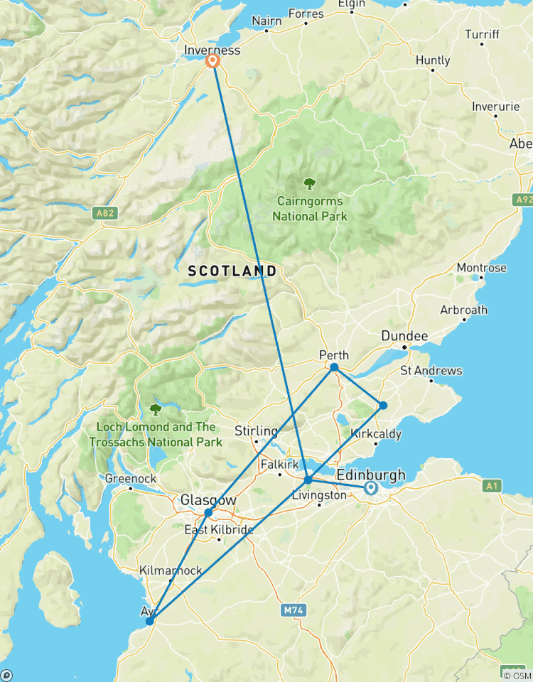 La quintessence de Outlander - 6 jours circuit
