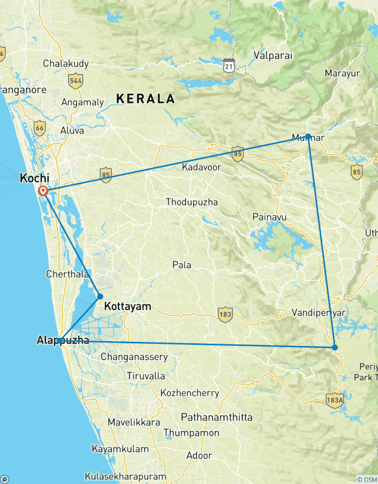 Kerala at Glance - 06 Days Private Tour Tour