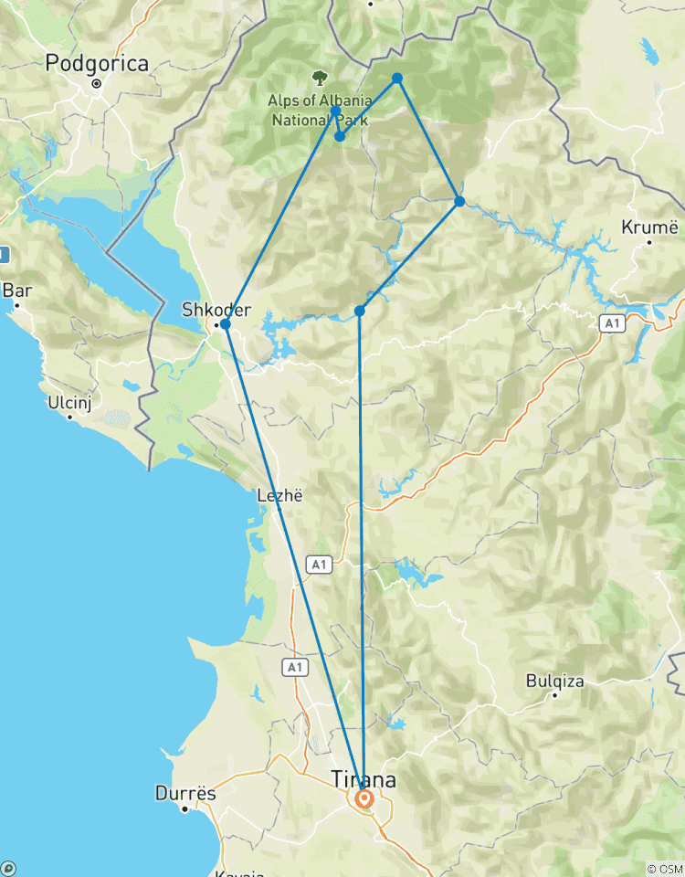 Circuito Excursión de 6 días por Albania