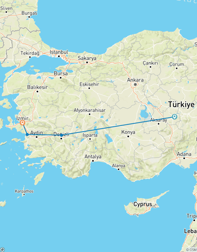 Cappadoce, Pamukkale et Éphèse : excursion de 4 jours circuit
