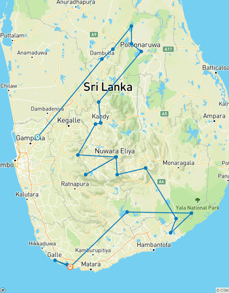 Découvrez le Sri Lanka circuit