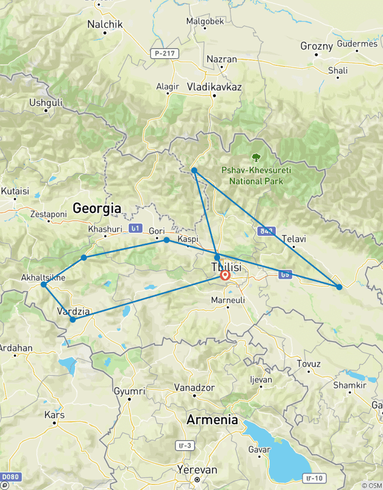 Circuit classique de 8 jours en Géorgie - Histoire, montagnes et patrimoine de l\'UNESCO circuit