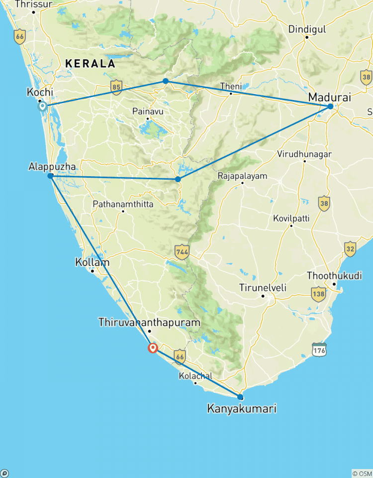 Kerala & the Tropical South Tour