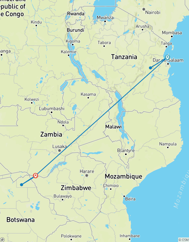 9-Tage-Sansibar & Livingstone Safari-Abenteuer-Paket Rundreise