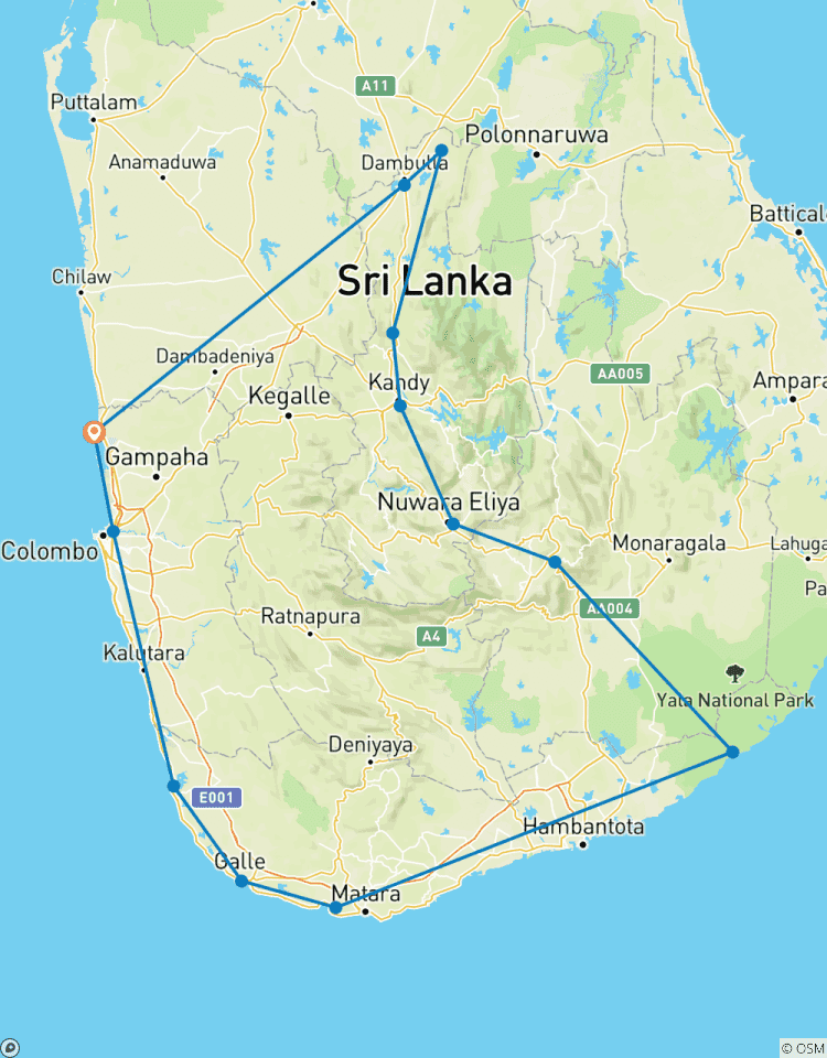 Best of Sri Lanka in 8 Days with Private Driver Tour Tour