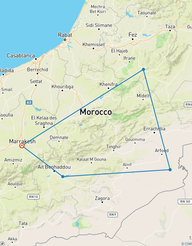 Morocco Desert & Atlas Explorer – 4 Days / 4 Nights Tour