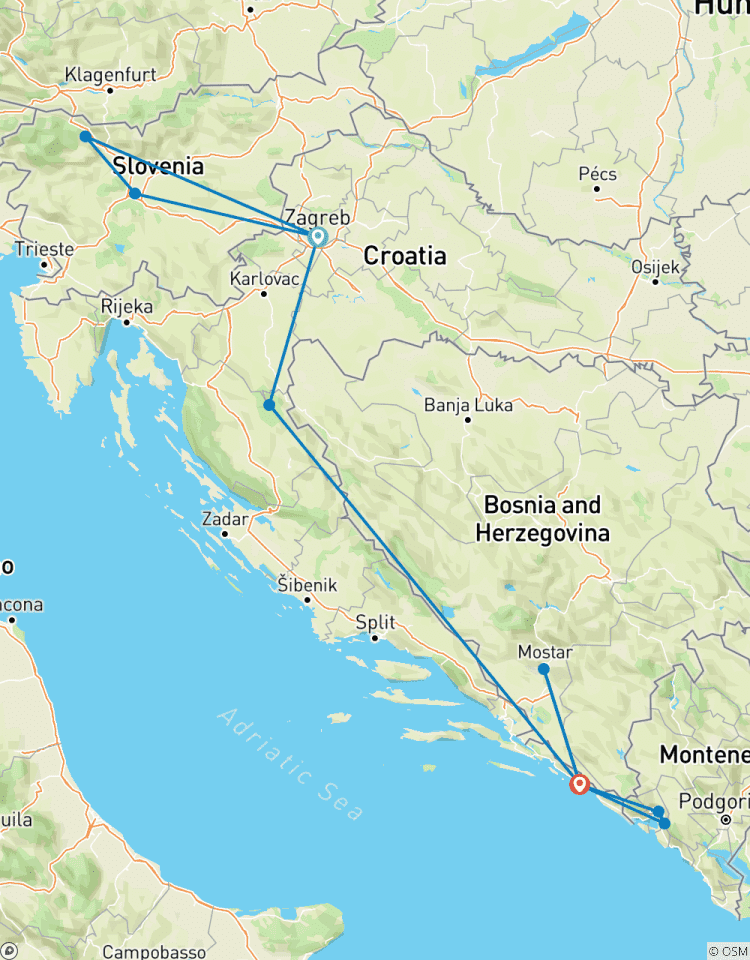 Riches Route of Dalmatia (Bled & 3night Dubrovnik) Small Group tour Tour