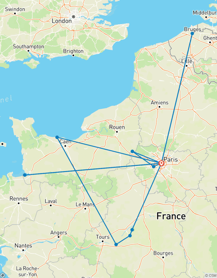 Circuito Aventura de varios días en París: 9 días, 8 noches