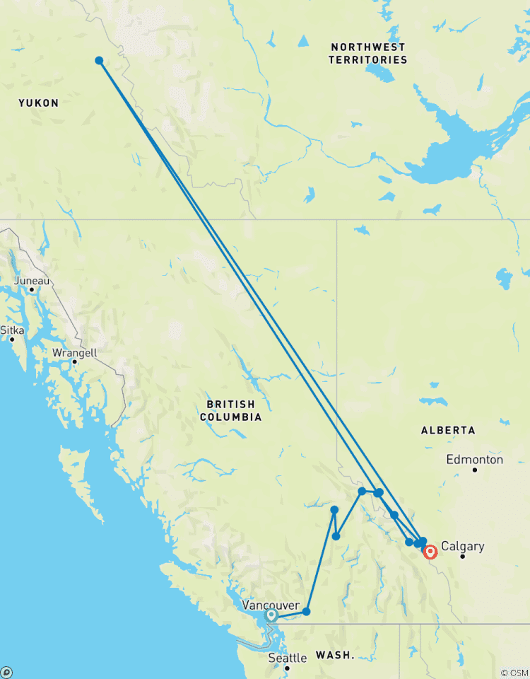 Circuito Excursión de 5 días por las Rocosas de Vancouver a Calgary: Banff, Jasper y Lagos Icónicos