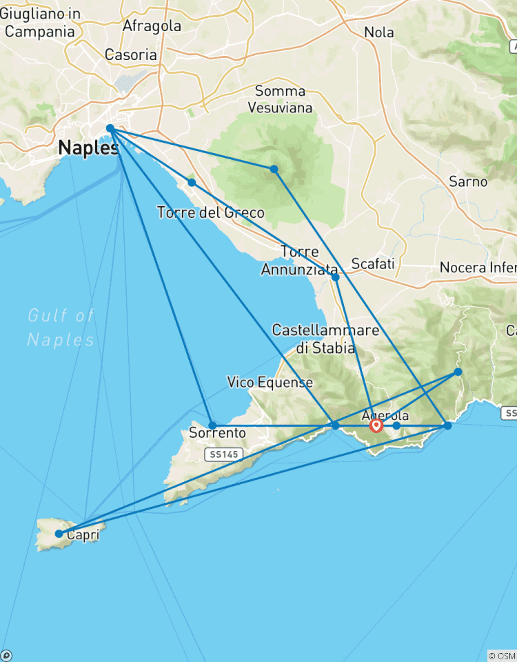 Les points forts de la côte amalfitaine circuit