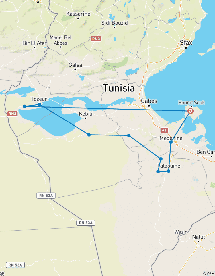 7 Day tour : Tunisia Star wars shooting locations tour Tour