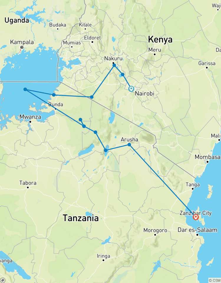 Kenia & Tansania Abenteuerreise Rundreise