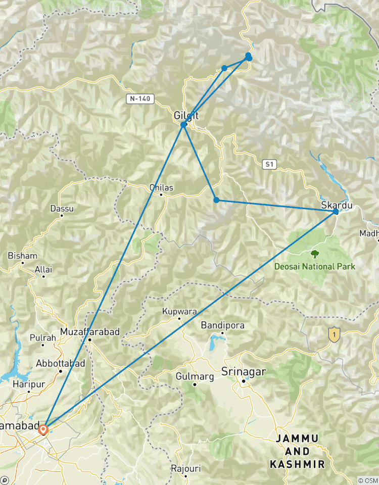 Circuito Expedición Premium Hunza, Skardu y Praderas de las Hadas
