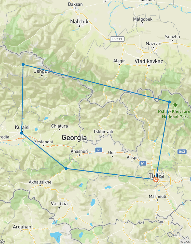 Géorgie, Svaneti et Kazbegi - *TREK* guidé (tout compris) circuit