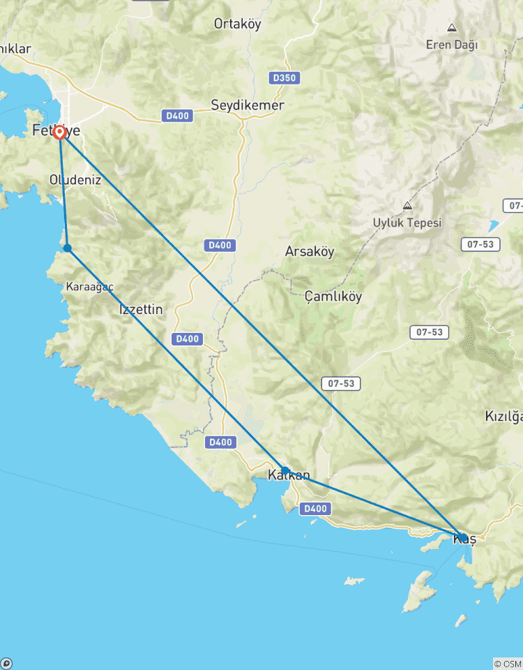 Lycian Way Turkije: Wandeling van Fethiye naar Kas-rondreis