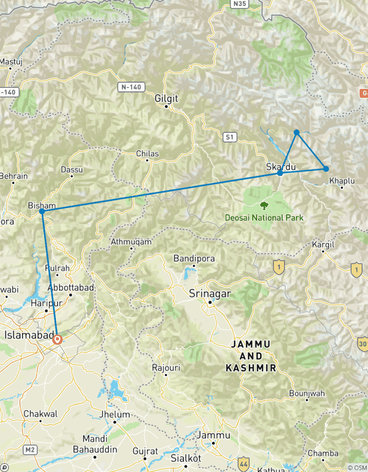 Circuito 19 Días K2 BC & CONCORDIA A LO LARGO DE BALTORO TREK PAKISTAN