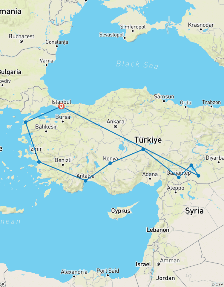 Immersieve Westerse & Oostelijke Türkiye: Culinaire & Culturele Tour-rondreis