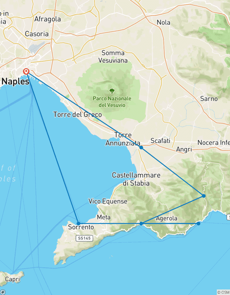 Discover Sorrento, Amalfi Coast & Pompeii in 3 Days Tour