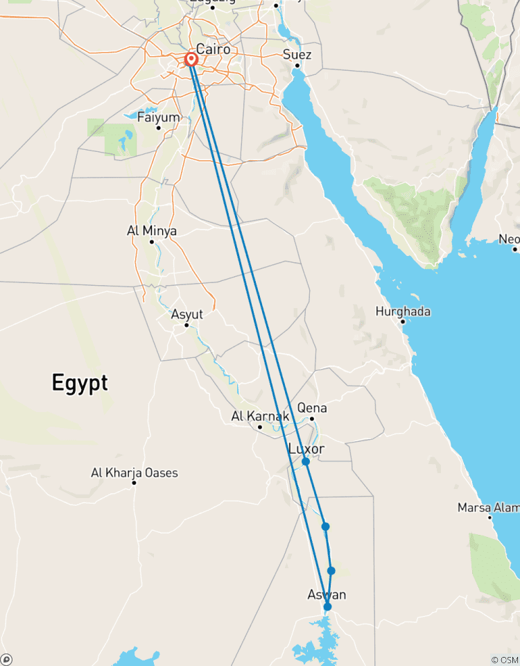 PHARAONS ET PLAGES circuit