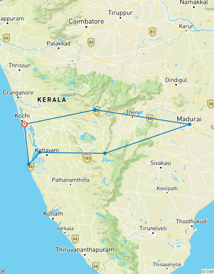 Circuito Viaje a Kerala y los remansos con playas románticas, todo incluido