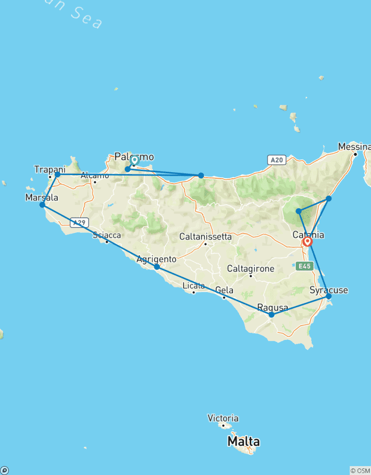 Circuito Excursión Experiencia Siciliana
