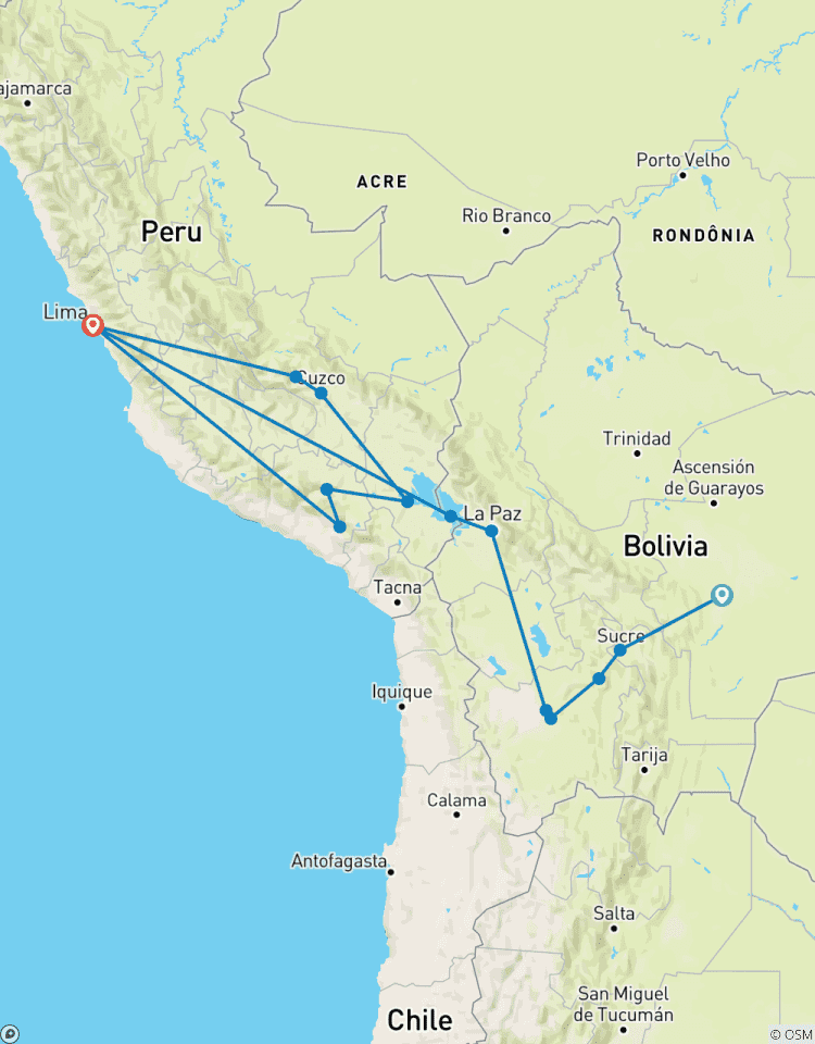 Voyage au cœur des Andes circuit