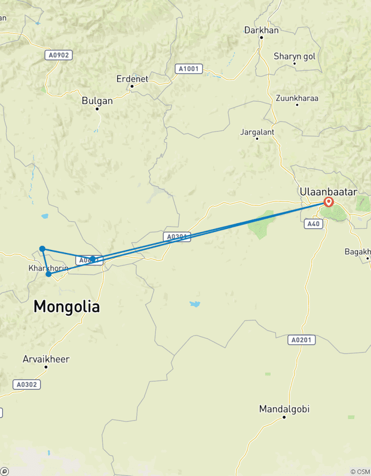 Randonnée équestre des Huit Lacs et Mongolie centrale : Circuit de 8 jours circuit