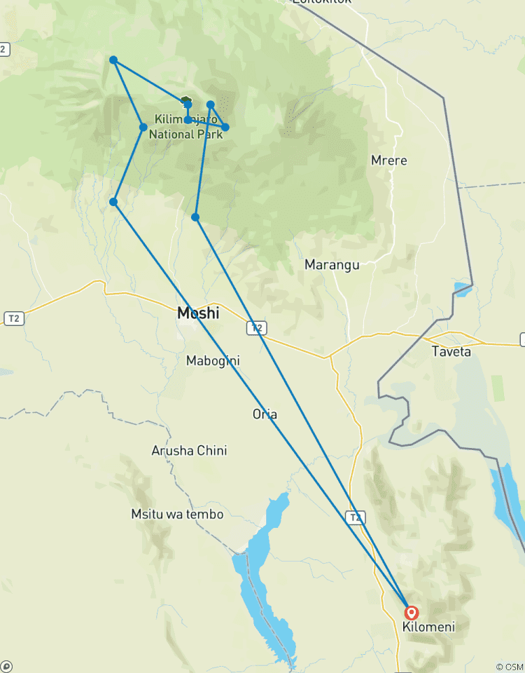 Circuito Kilimanjaro por la Ruta Machame ~ Guiado *TREK*CLIMB*