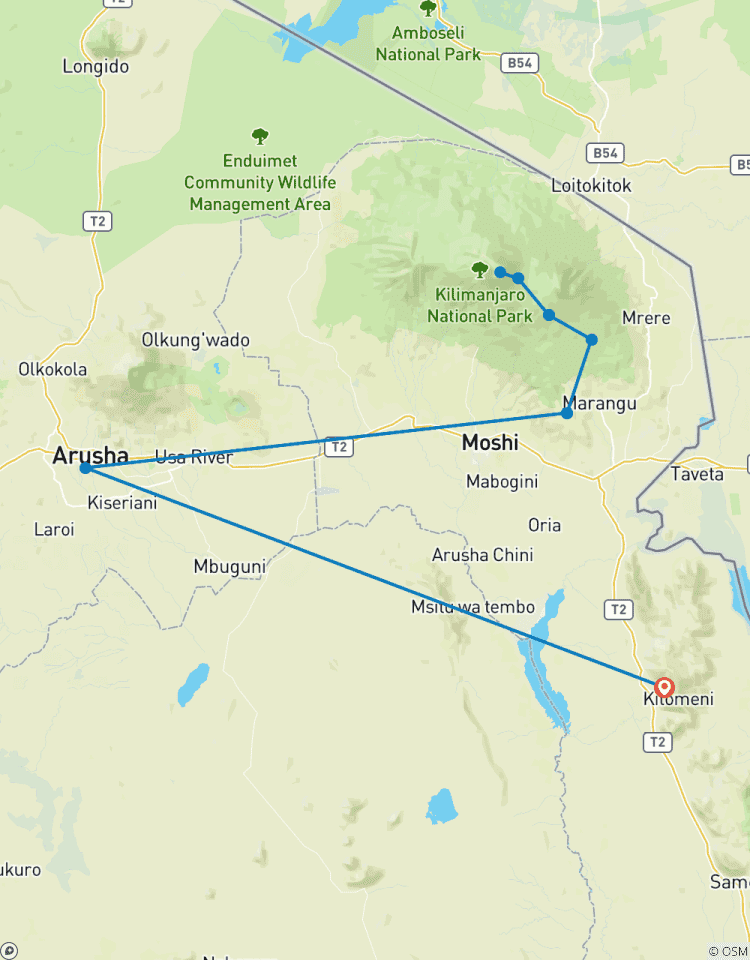 Circuito Kilimanjaro por la Ruta Marangu ~ Guiada *TREK*CLIMB*
