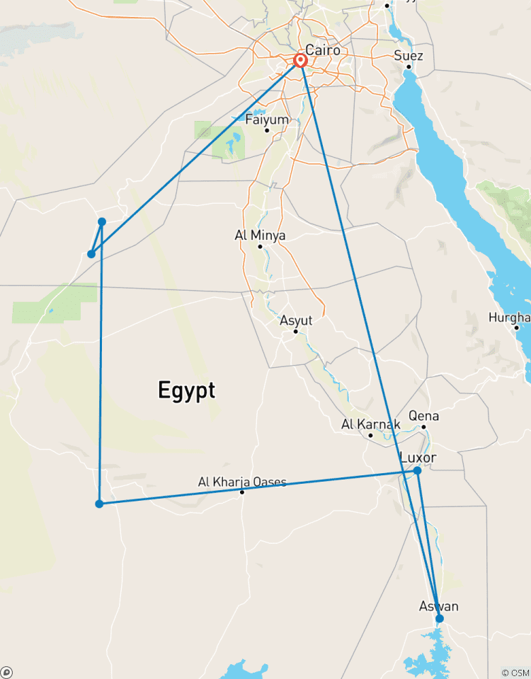 Circuito Egipto al Descubierto: Expedición de 11 días a las Pirámides, la Cultura Nubia y el Desierto Blanco