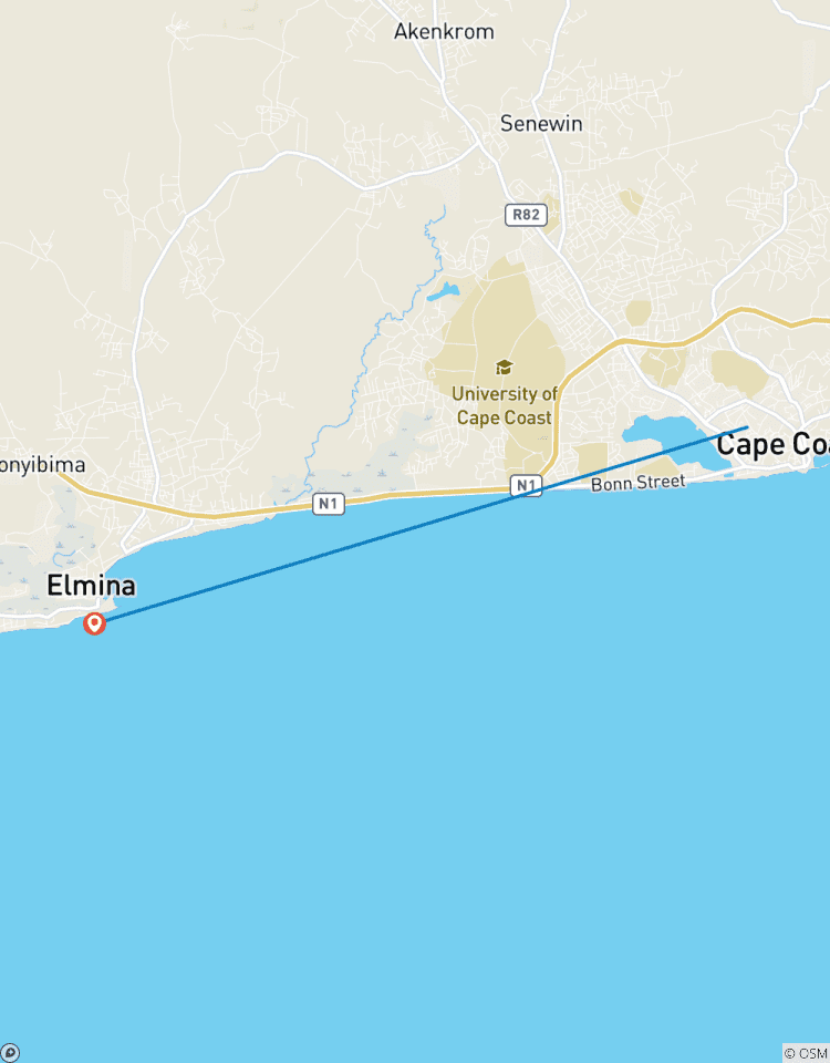 CAPE COAST & ELMINA SLAVENKERKER DAGTOUR-rondreis