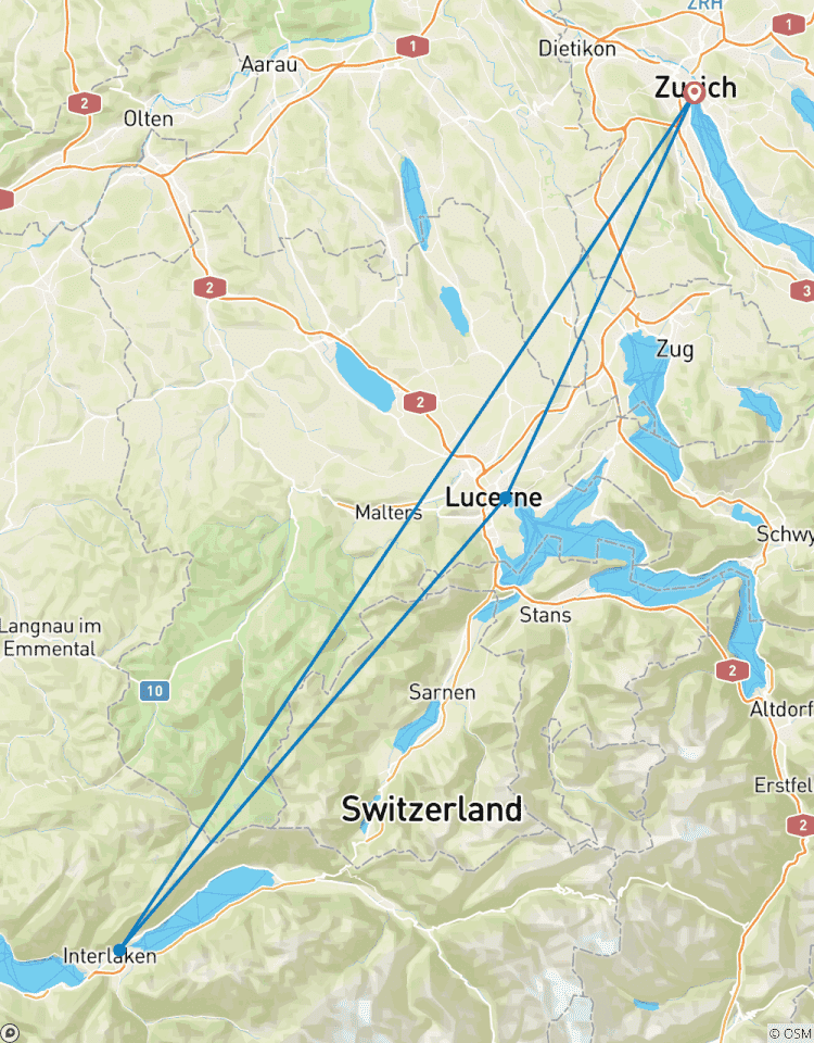 SWISS GLACIERS, CHEESE AND CHOCOLATE Tour