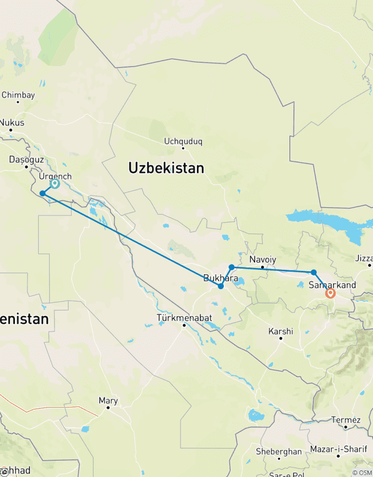 7-tägige garantierte Reise nach Usbekistan - Antike Städte, zeitlose Kultur und der Zauber der Seidenstraße Rundreise