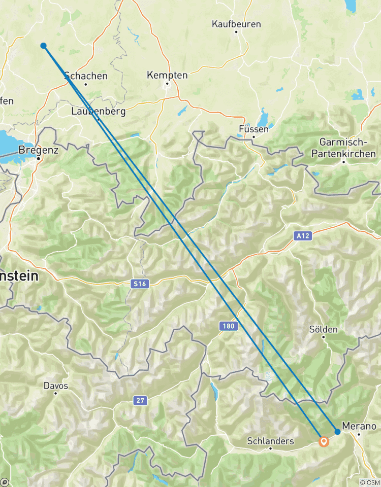 Meraner Höhenweg met charmante flair-rondreis