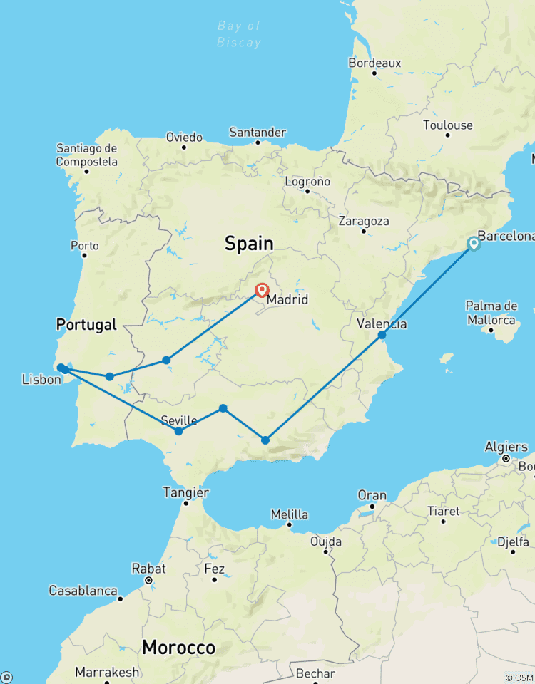 L\'Espagne et le Portugal avec style (petit groupe, 2026) circuit