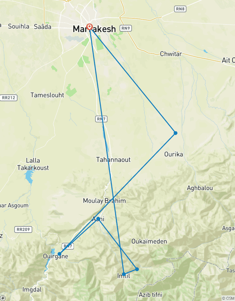 Marrakech to the High Atlas: 4-Day MTB Adventure Tour